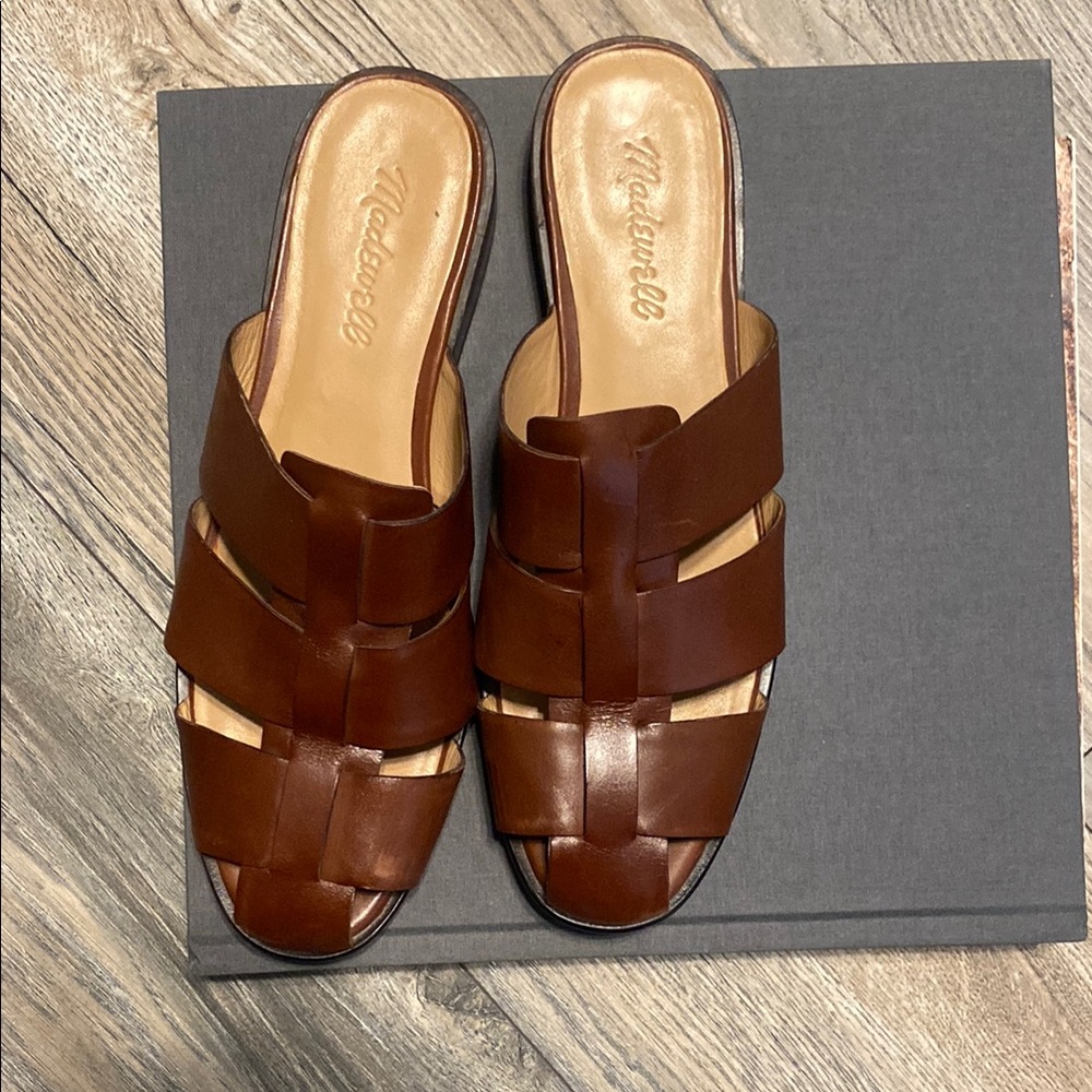 Madewell Women's Brown Leather Sandals